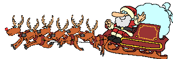 Rudolph and der Spitze der Rentiere